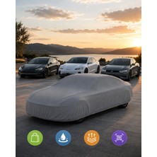 Cocem Elektrikli Sedan Araç Brandası Su Geçirmez Uv Korumalı Tam Koruma Gri 2020-2026