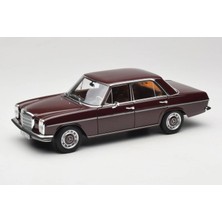 1:18 Ölçek Norev 1968 Mercedes Benz 200 W115 Dark Red Diecast Metal Minyatür Model Araba 25CM