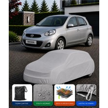 Cocem Nissan Micra Premium Araç Brandası Su Geçirmez Uv Korumalı Lastikli 2017-2026