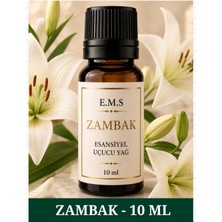 Ems E.M.S ZAMBAK  Esansiyel Uçucu Yağ Buhurdanlık Yağı Difüzör Esansı Oda Kokusu Esansı MUM ESANSI 10 ML.