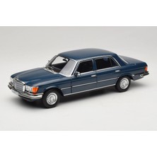 1:18 Ölçek Norev 1979 Mercedes Benz 350 Sel W116 Hansa Blue Diecast Metal Minyatür Model Araba 25CM