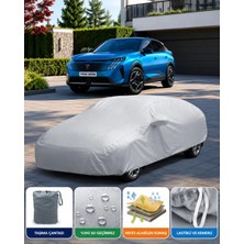 Cocem Peugeot 3008 Premium Araç Brandası Su Geçirmez Uv Korumalı Tam Koruma Gri 2020-2026