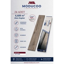 Moducoo Loft Çam Kendinden Yapışkanlı Pvc Parke 6,689 M² Su Geçirmez