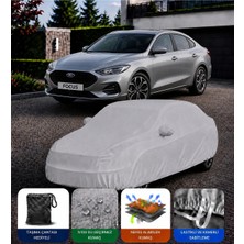 Cocem Ford Focus Sedan Premium Araç Brandası Su Geçirmez Uv Korumalı Tam Koruma Gri 2019-2026
