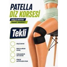 Ankaflex Ortopedik Diz Korse Egzersiz ve Koşu Için Patella Destekli Koruyucu Dizlik Ayarlanabilir Çapraz Bağ