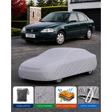 Cocem Honda Civic 1999-2000 Uyumlu Araç Brandası Tam Koruma Su Geçirmez Toz ve Güneş Koruyucu Gri
