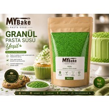 My Bake Premium Yeşil Granül Pasta Süsü 1 kg