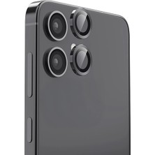 Uravas Store Samsung Galaxy A06 Raze Metal Kamera Lens - Siyah