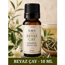 E.M.S BEYAZ ÇAY Uçucu Yağ Buhurdanlık Yağı Difüzör Esansı Oda Kokusu MİLKSHAKE KOKUSU MUM ESANSI 10 ML.