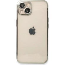 Uravas Store Iphone 13 Kılıf Razer Lensli Silikon - Gümüş