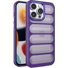 Uravas Store Apple iPhone 14 Pro Kılıf Airmax Silikon Kapak - Derin Mor