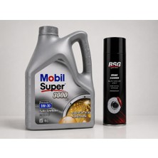 Mobil Süper 3000 X1 Fe 5W-30 Motor Yağı 4 Litre + Balata Spreyi 500 ml