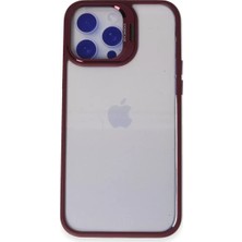 Hobibahçem iPhone 14 Pro Kılıf Roblox Lens Standlı Kapak - Bordo