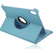 Uravas Store Ipad Mini 6 Kılıf 360 Tablet Deri Kılıf - Turkuaz