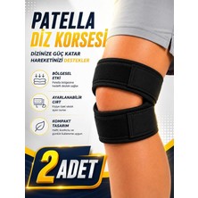 Ankaflex 2 Adet Medikal Dizlik Patella Destekli Menisküs ve Çapraz Bağ Yaralanmaları Için Sporcu Dizliği