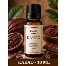 E.M.S  KAKAO Esansiyel Uçucu Yağ Buhurdanlık Yağı Difüzör Esansı Oda Kokusu Esansı MUM ESANSI 10 ML.