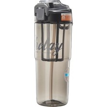 Esranın Dünyası Siyah Renkli 950 ml Tritan Mug, Şık Tasarım