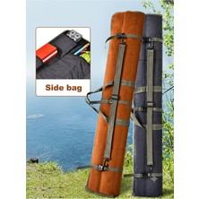 Mucize 130CM Su Geçirmez Olta Çantası Taşınabilir Tek Katmanlı Kılıf Olta Takımı Saklama Aksesuarları Roll Up Çanta X515G - Lacivert