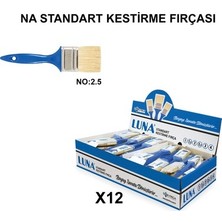 Esranın Dünyası 12 Adet Luna Standart Kestirme Fırçası, No 2.5 Kalite