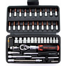 Esranın Dünyası 46 Parça 1/4" Lokma Takımı 4-14 mm Profesyonel Set