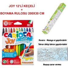 Esranın Dünyası Dinazor Temalı Boyama Seti, 12'li Keçeli ve Lino Için