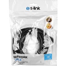 Esranın Dünyası 5m Uzunluğunda Cat6 Ethernet Kablosu, Siyah Renk Seçeneği
