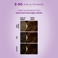 Esranın Dünyası Açık Altın Kahve Renkli Saç Boyası 5-50