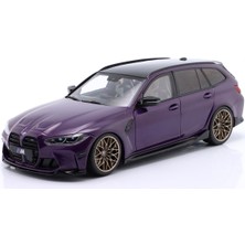 1:18 Ölçek Solido 2024 Bmw M3 G81 Touring Diecast Metal Minyatür Model Araba 25CM
