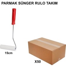 Esranın Dünyası Sünger Rulo Takımı, 15 Cm, 50 Adet, Kaliteli Malzeme