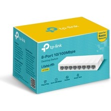 Esranın Dünyası 8 Port 10-100 Mbps Switch, Plastik Kasa ile Dayanıklı Tasarım