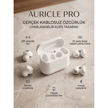 MMctech Yeni Nesil 2'si 1 Arada 2 Farklı Kulaklık Gerçek Kablosuz Kulaklıklar, Bluetooth Klipsli ve Kulak Içi 2 Stil, Stereo Spor Kulaklıkları Düşük Güç Tüketimi