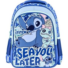 Esranın Dünyası Plastik Ilkokul Çantası, Stitch Temalı Eğlenceli Tasarım