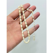 Hasyılmaz Kesme Fildişi Tesbih 8,40 Gram - Koleksiyonluk Fil Dişi Tespih (F052)