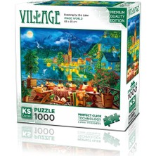 Esranın Dünyası 1000 Parça Puzzle ile Göl Manzarası Eğlencesi