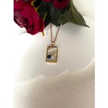 Nergis Collection Ay Kartı Tarot Çelik Kolye