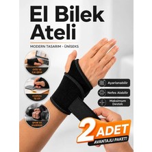 Ankaflex 2 Adet El Bilek Ateli Medikal Ortopedik Spor Bandı Bandajı Statik Splinti Bilekliği Incinme Burkulma Bandajı