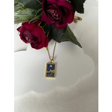 Nergis Collection Çelik Vintage Kolye