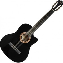 Esranın Dünyası Siyah Cutaway Klasik Gitar ile Müzik Deneyiminizi Geliştirin