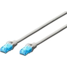 Esranın Dünyası 50CM U-Utp Gri CAT5E Ethernet Kablosu, Yüksek Hızlı Veri Aktarımı