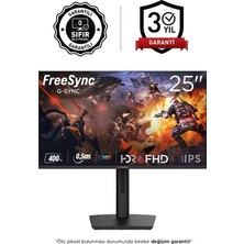 Esranın Dünyası 25 Fhd 400Hz Monitör, Fast IPS ve 0.5ms Tepki Süresi