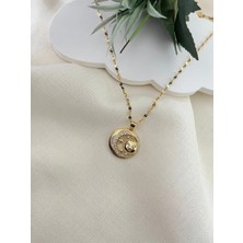 Nergis Collection Ay Sembol Çelik Kolye