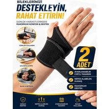 Ankaflex 2 Adet Exp El Bilek Ateli Medikal Ortopedik Spor Bandı Statik Splinti Bilekliği Incinme Burkulma Aparatı