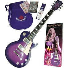 Esranın Dünyası Elektro Gitar Seti, Mor Renk, Askı, Kılıf ve DVD ile Birlikte Gelen Tam Set