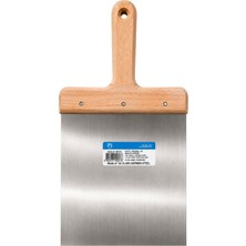 Dekor Ahşap Saplı Macun Küreği 20 cm Paslanmaz Çelik Uçlu Profesyonel Macun Spatulası
