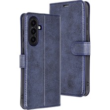 Royaleks Samsung Galaxy A56 Kılıf Trend S Plus Kapaklı Kılıf - Lacivert