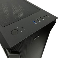Esranın Dünyası 4X12CM Frgb LED Fanlı Bilgisayar Kasası, Cam Yan Panelli ve USB 3.0