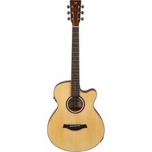 Esranın Dünyası Ince Kasa Akustik Gitar Ladin Ağacı ile Üretilmiş Yüksek Kalite