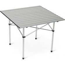Esranın Dünyası 70X70X55 cm Ölçülerinde Aluminyum Katlanır Piknik Masası ile Pratik Kullanım