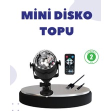 Astraltech Ses Duyarlı Mini Disko Küre Lamba