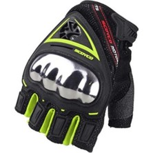 Eldiven Yarım Parmak Scoyco MC44D Neon Sarı L